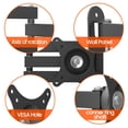 thumbnail image 4 of 20° tiltable TV Wall Mount Bracket 360° Rotated Holder Universal TV Mount for 14 to 37 Inch Computer LCD LED Monitor Tablet PC, 4 of 6