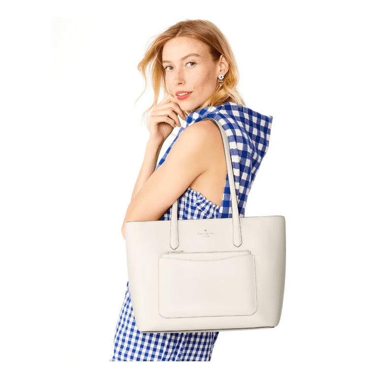 Kate Spade Staci Tote and Wristlet 3 Piece Set Meringue Leather KF369 499