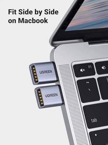 Usb To Usb C Adapter 10Gbps,2 Pack Usb C To Usb Adapter Usb C 3.2 Space Gray