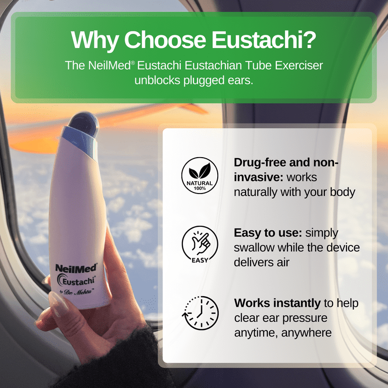 Ear Popping Device Eustachian Tube Exerciser - Ear Pressure Relief ...