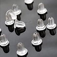 thumbnail image 5 of 100PCS Earring Stopper Silicone Earring Back Soft Clear Earring Parts for Stud Earrings, 5 of 6