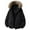 Black-04, variant on Men's Thickened Down Parka with Fur Hood, Warm Padded Winter Coat for Daily Outdoor