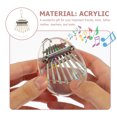 thumbnail image 3 of LOLIPPYY Creative Acrylic Thumb Piano for Beginners with Lightweight Portable Design, 3 of 6