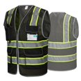 thumbnail image 1 of Chaleco de seguridad COOLJOB con 9 bolsillos y reflectante, ANSI Clase 2, 1 of 6