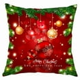 thumbnail image 5 of AuroraX Decorative Throw Pillow Covers Super Soft Square 18x18 Inch Christmas Pillow Cases Outdoor Minimalist Breathable Cushion Cover Room,Livingroom Decor, 5 of 5