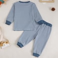 thumbnail image 5 of mgoYE Toddler Baby Boy Clothes Cute Set Long Sleeve Sweatshirt Pullover Top Pant Fall Winter Outfits, 5 of 9