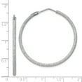 thumbnail image 2 of 925 Sterling Silver 2mm Boucles d'Oreilles Sans Fin Rond, 2 of 6