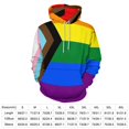 thumbnail image 2 of Flag of Progressive Pride Oversized Hoodies for Women Pullover Womens Clothes with Pocket Mens Ultimate Pullover Hoodie Sweatshirt S-6XL, 2 of 8