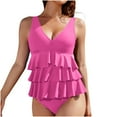 thumbnail image 1 of Conjunto de Bikini de Cintura Alta para las Mujeres Traje de Baño de Eslinga de Control Del Estómago, Corbata de Espalda Crisscross, 1 of 6