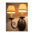 thumbnail image 2 of Meyda Tiffany 182592 Jenna 2 Light 13" Tall Wall Sconce - Bronze, 2 of 3