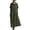 Army Green, variant on Women's Cowl Neck Short Sleeve Maxi Dress Solid Loose Flowy Long Dress For Spring Autumn Daily Commute Travel Family Gatherings