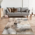 thumbnail image 5 of Paco Home - Modern Designer Rug with Rusti Colors in Cream Brown Black, 5 of 5