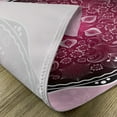 thumbnail image 5 of Ambesonne Purple Mandala Place Mats Set of 4, Classic Baroque, Standard Size, Pale Pink Maroon Black, 5 of 6