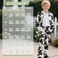 thumbnail image 7 of Xoenoiee Cow Paint Splatter Print 2Pcs Suit Set for Boys Kids Suit Jacket Trousers with Elastic Waistband Formal Wedding Party Wear Blazer Set, 7-8 Years, 7 of 7