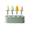 thumbnail image 1 of relayinert Reusable Ice Candy Mold For Homemade Treats Easy Release Non-stick Pattern light green, 1 of 6