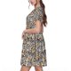 thumbnail image 2 of Balery Zebra Vestidos sueltos de manga corta para mujer, vestidos de verano 2025, vestidos casuales de corte A con vuelo., 2 of 6