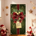 thumbnail image 6 of Linnome Bow Printed Door Cover for Valentine's Day Parties Courtyard Home Decor Festive Hanging Fabric, 6 of 6
