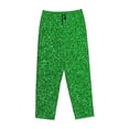 thumbnail image 4 of Daiia Green Sparkling Shiny Women's Sleep Pant with Pockets and Drawstring,Pajama Pants-XX-Large, 4 of 9