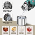 thumbnail image 3 of 20 Oz Australian Shepherd Floral Coffee Tumbler Double Wall Insulated Stainless Steel Water Bottle | Metal Reusable Thermoses Flask with Cup Cap | Leak & Sweat Proof with Anti-Dust Lid, 3 of 7