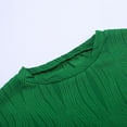 thumbnail image 4 of Women's Long Sleeve Ribbed Knit Pullover - Solid Color Polyester Sweatshirt, Casual Hoodless Top for All Seasons, 4 of 7
