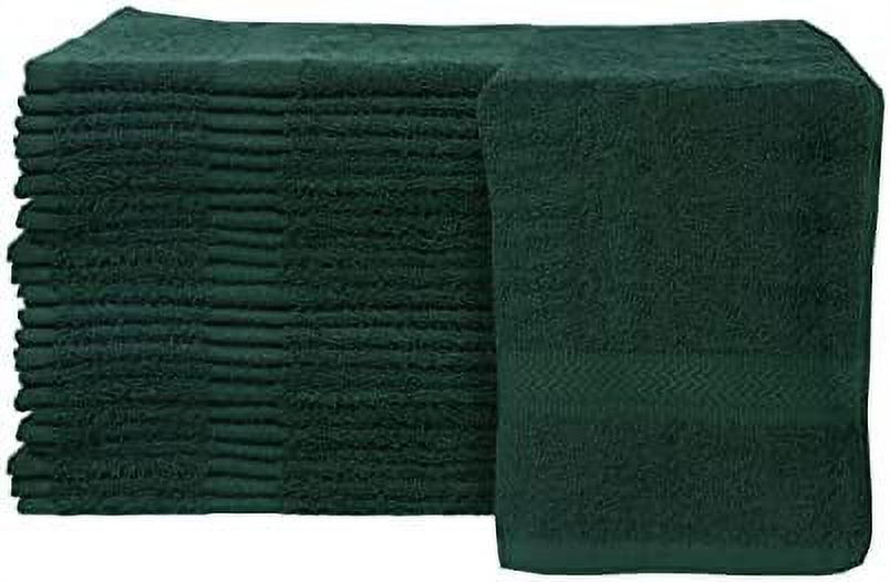 Premium Hand Towels (Hunter Green) Absorbent Towel Set With Ring Spun