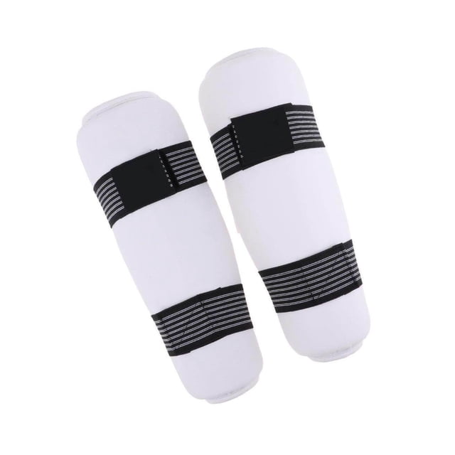 facefd Taekwondo MMA Kicking Training Shin Leg Guard Pads Sanda Martial Arts Leg Support Protector L