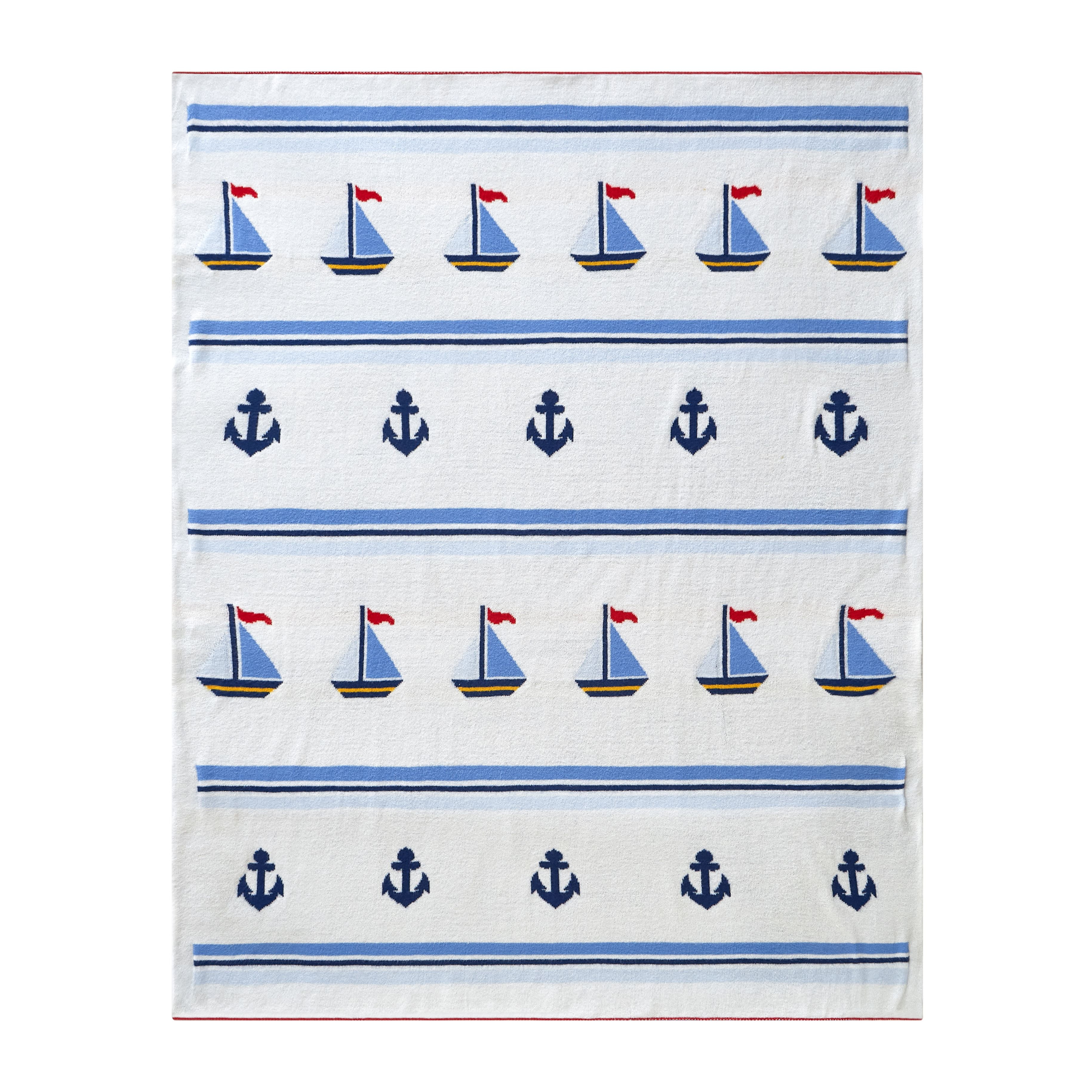 Little Nest Sailboat Blanket 30" X 40"