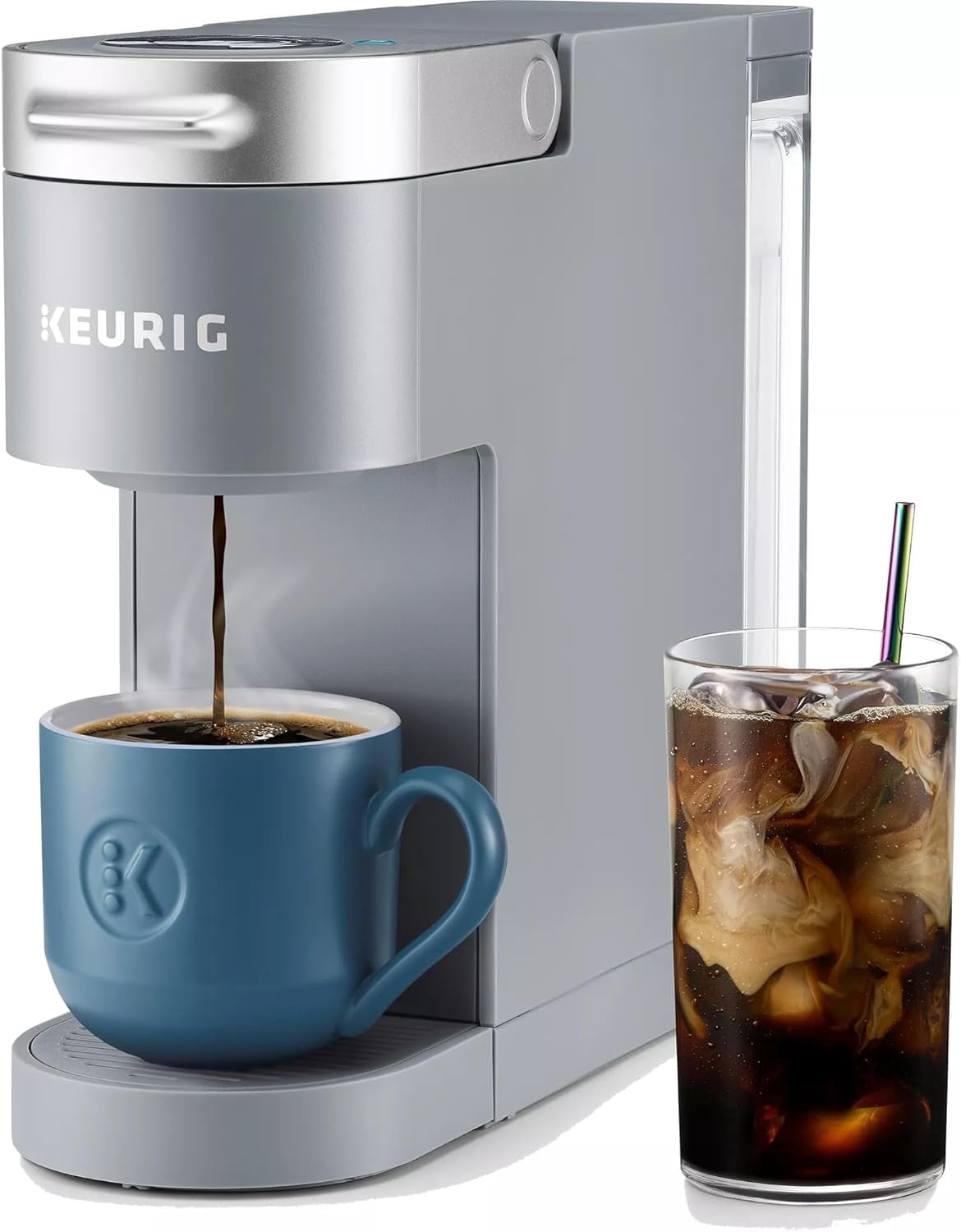 Restored Keurig KIPK900FAGY K-Iced Plus Single Serve Coffee Maker, Artic Gray (Refurbished)