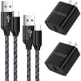 thumbnail image 2 of HSAPOW-USB Type C Charger Fast Charge Dual USB Wall Plug Charging Blocks Android C Charger Cable Cord for Samsung Galaxy S24 S23 S22 S21 Ultra Plus S20 FE S10 S9 Note 20 10 A10e A01 A11 A12 A21 A20 A, 2 of 3