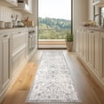 thumbnail image 4 of Area Rug x Vintage Rug Indoor Washable Rug Retro Accent Rug Distressed Carpet Multi Floral Print Country Boho Rug Non Slip Kitchen Bedroom Living Room Dining Room Office, 4 of 9