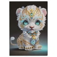 thumbnail image 1 of (WXB172) Diamantes Parciales 12 Signos Del Zodiaco Tigre Diamantes Forma Especial 50 Páginas A5 Libro Pintura Diamantes DIY Sin Líneas, 1 of 9