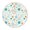 Velcro, variant on Lukts Gold Stars Blue Dots Pattern Print Color Life Christmas Tree Skirt, Winter Holiday Tree Mat Decoration ,Can be Used as A Shawl-30"