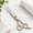Straight-8", variant on 7'' Professional Dogset Rose 440c Stainless Steel Straight Thinningd Chunker Shears 4for Pet Dogs And Cats