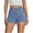 Light Blue, variant on Jean Shorts Womens Summer Casual Classic Blue Hight Waisted Straight Leg Stretchy Denim Shorts with Pockets