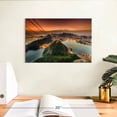 thumbnail image 3 of Elephant Stock Rio De Janeiro At Dusk Wall Art - Horizontal Canvas Wall Art - Living Room Wall Decor - Places Canvas - Brown And Gray Decor - 12" x 8", 3 of 8