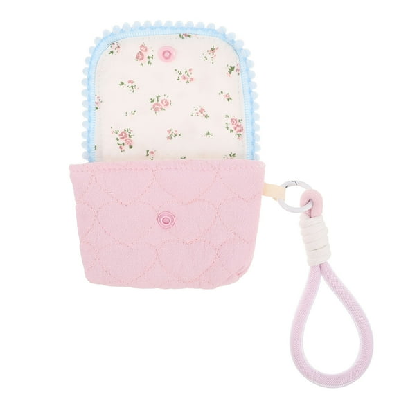 MUSEYA Storage Bag for Camera in Pink Cotton for Travelers with Shockproof Feature 1Pack