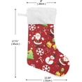 thumbnail image 2 of Coolnut Santa Claus and Snowman Christmas Stockings 1PCS,Big Xmas Stockings Gift Decorations and Party Supplies,Used for Fireplace Decoration Socks Christmas Tree Decoration, 2 of 7