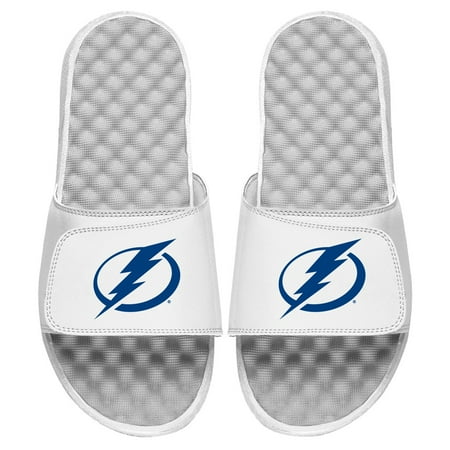 

Men s ISlide White Tampa Bay Lightning Primary Logo Slide Sandals