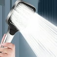 thumbnail image 6 of Handheld Pressurized Showerhead, 4 Adjustable Modes, Large Panel for Wide Coverage, Plastic Material, Sailor Style, Household Use, 6 of 6