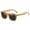 Black, variant on Trendy Bamboo Sunglasses for Unisex, Polarized UV400 Protection, Resin Lenses, Strong and Fashionable Frames, 100% Visible Light Transmission