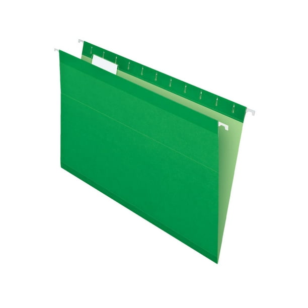 Fólder Colgante Pendaflex Tamaño Oficio Color Verde Brillante 4153 1/5 BGR c/25pz