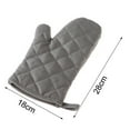 thumbnail image 2 of 2Pcs High-temperature Thick Hot Insulation Microwave Oven Gloves Cooking Cotton Oven Mitts Kitchen Home Supplies, 2 of 4