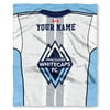 MLS Vancouver Whitecaps FC "Jersey" Personalized Silk Touch Throw Blanket