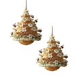 thumbnail image 1 of Honeycomb Christmas Ornament 2D Acrylic Beehive Tree Decoration With Intricate & Flower Holiday Ornament For Lovers Perfect 2025 Christmas & Home Decor 4PCS, 1 of 1