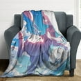 thumbnail image 4 of Pokemon Mewtwo Throw Blanket Cute Flannel for Boys Girls Men Women, 4 of 7
