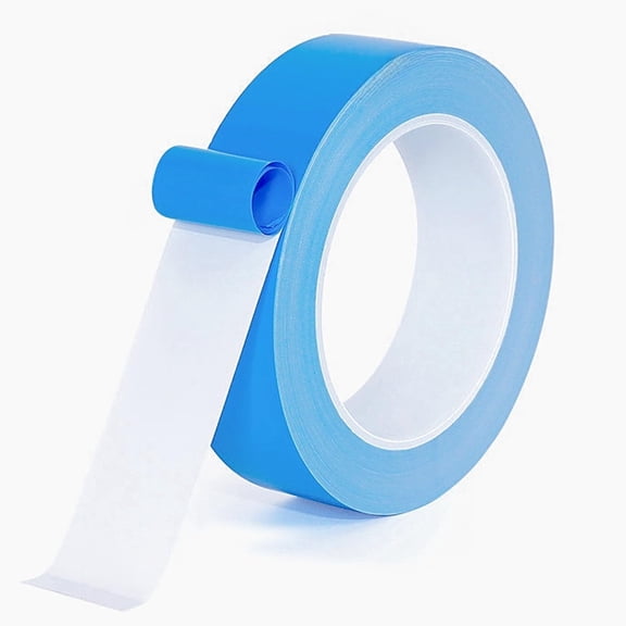 CCOCC Double Sided Tape 1"X66Feet Thermal Tape Heavy Duty Super Strong Adhesive,Insulation Heat Transfer Tape for Paste Cpu Heatsink,Mounting Led Strip,Carpet Fixing,Woodworking Project,Diy Crafts