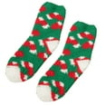 thumbnail image 2 of Xunlbb Winter SocksWomen's Print Thin Short Socks With Lace Mesh Socks Christmas Deals, 2 of 3