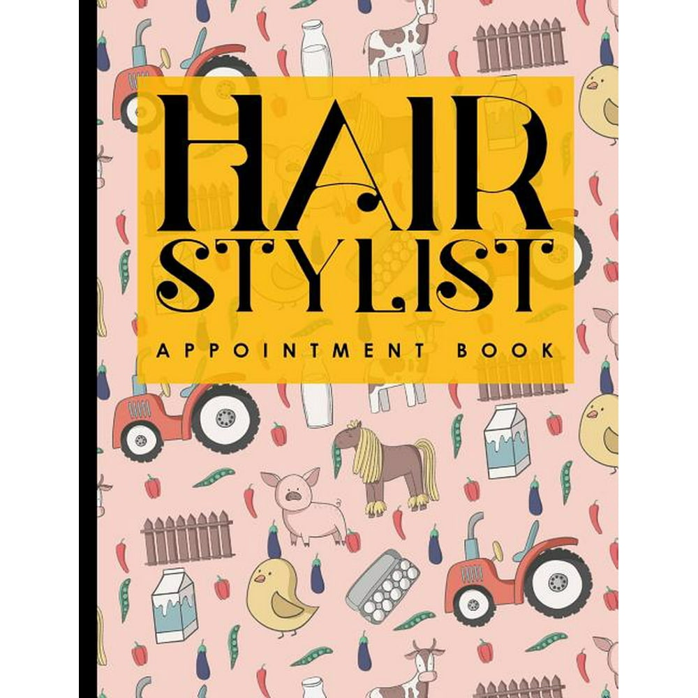 Hair Stylist Appointment Book 4 Columns Appointment Organizer Planner