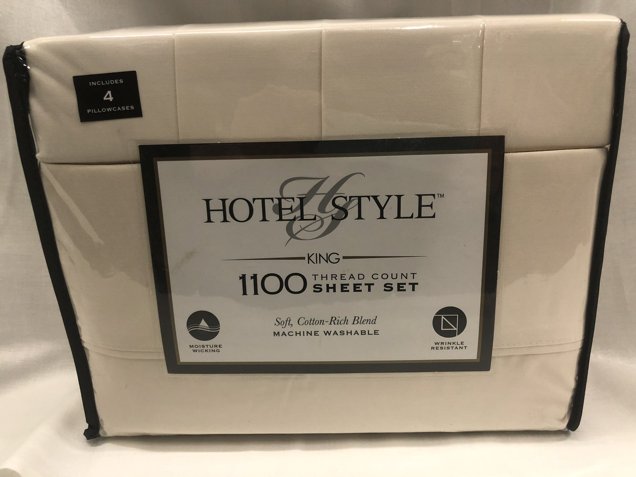Hotel Style 1100 Thread Count Vanilla Dream King Bedding Sheet Set