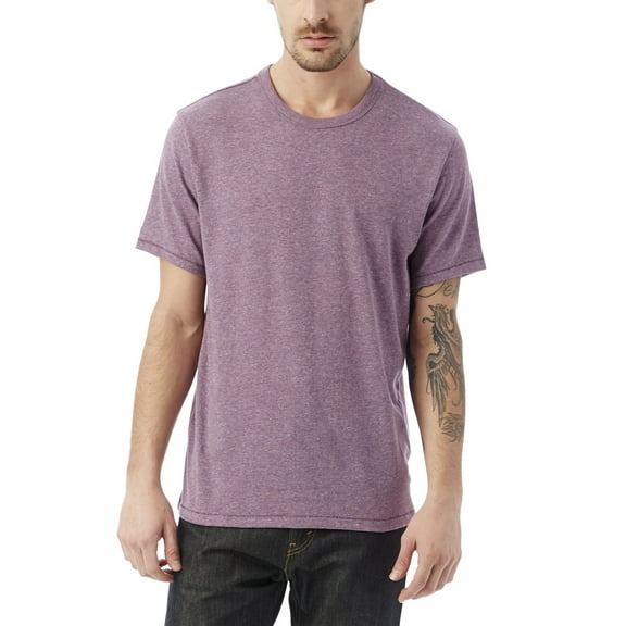 Alternative Men's The Keeper Vintage Jersey Crew T-Shirt, Vintage Iris, Large